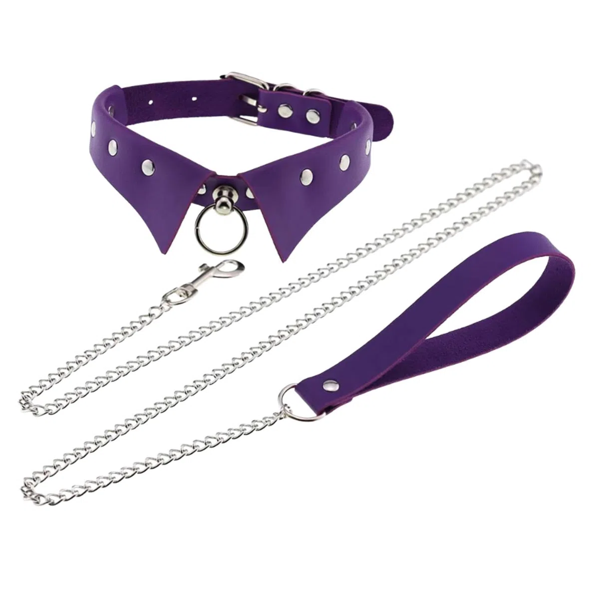 predolo Collare Choker in Pelle PU con Catena Regolabile per Donne Accessorio Moda Gotico Rock Adatto per Feste a Tema Serate E Cosplay