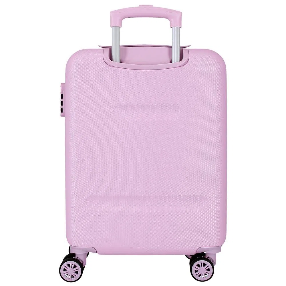 Sanrio Kuromi Retro Pop Viola Valigia da Cabina 38x55x20 cm Rigido ABS Lucchetto a Combinazione Laterale 35L 2.5kg 4 Doppie Ruote