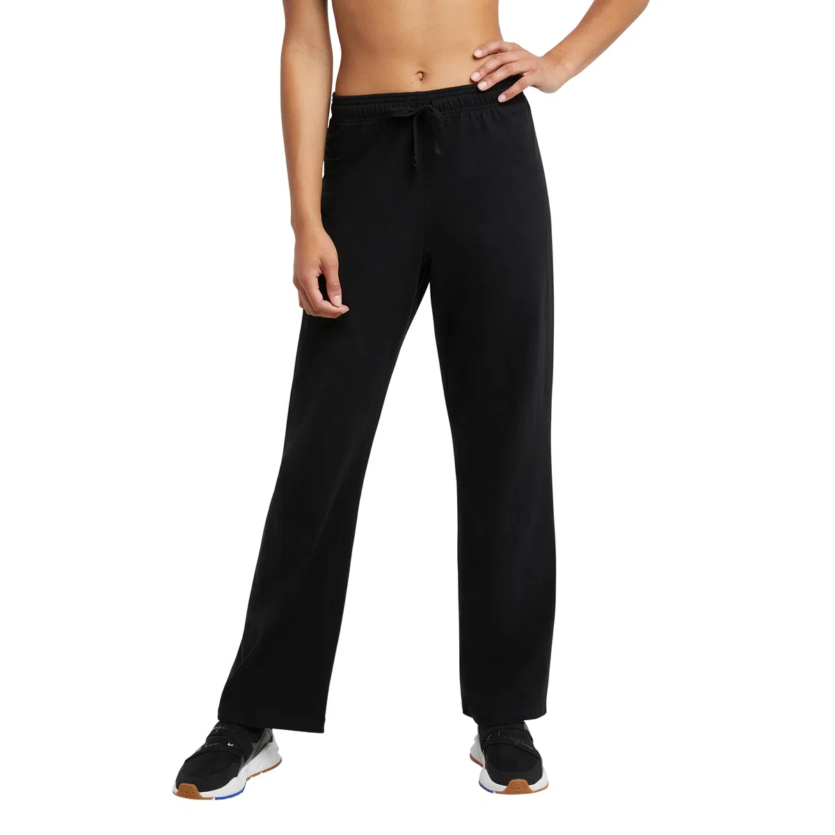 Champion - Pantalone Jersey, Pantaloni di Cotone, Pantaloni della Tuta da Donna con Coulisse, Pantaloni della Tuta da Donna, 78,7 cm Donna