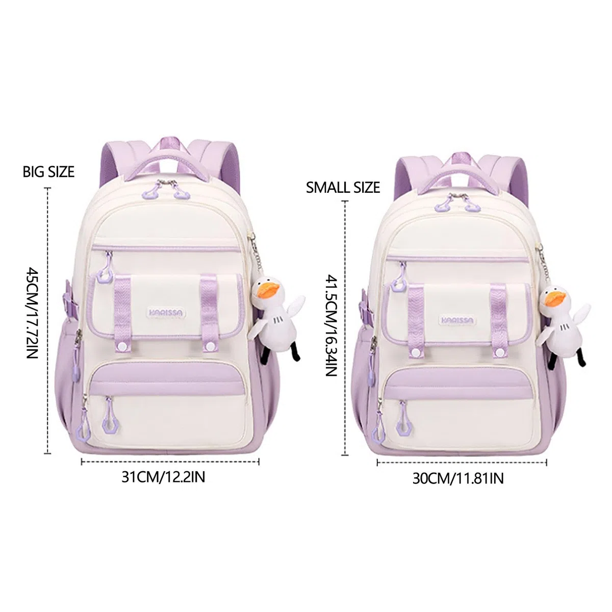 Zaino Scuola Elementare Bambina, Zaino Bimba Back To School | Zainetto Asilo Bimba Originale E Divertente Zaino Scuola Media Ragazza Vibrante E Lucido Zaini Scuola Elementare