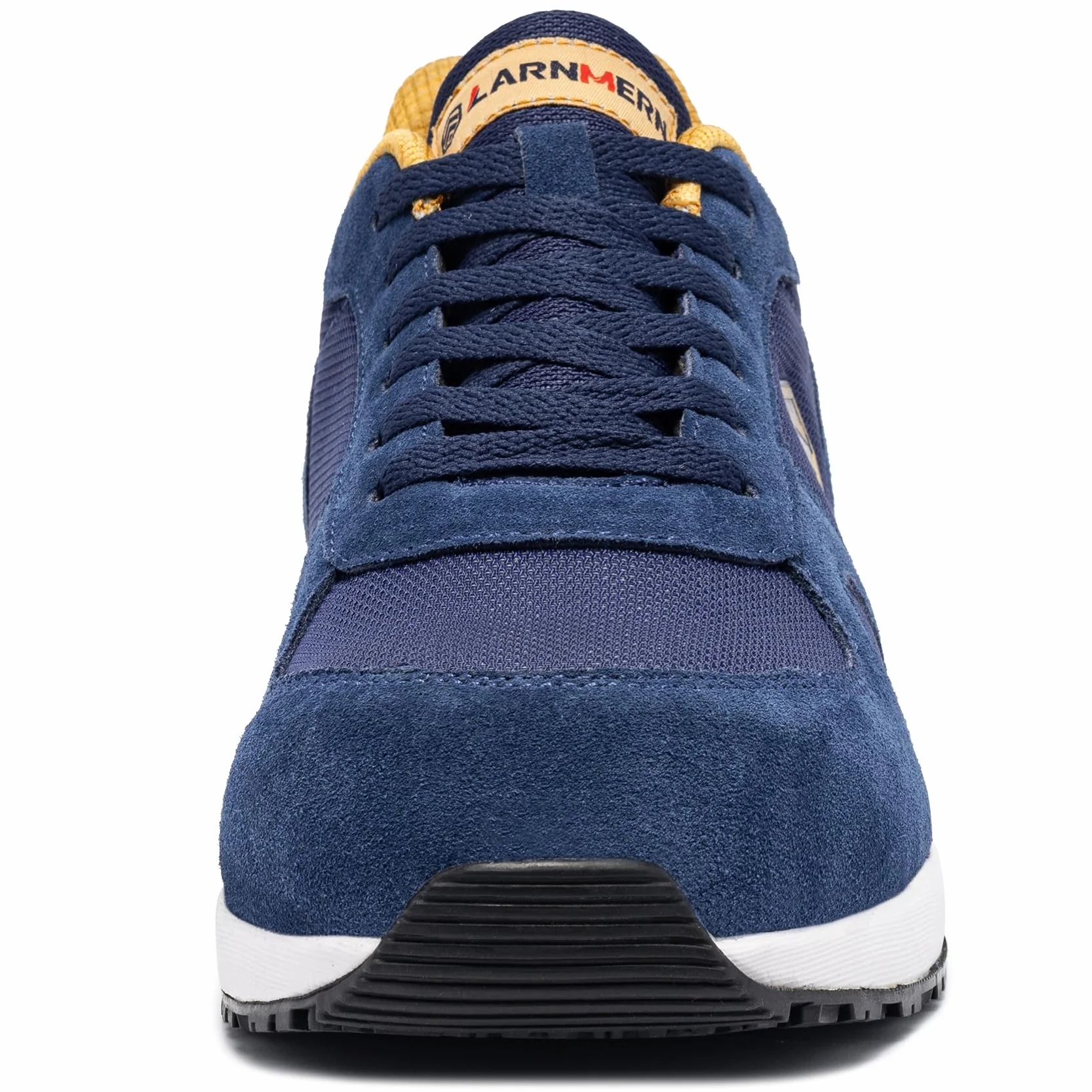 LARNMERN PRO Antinfortunistiche Uomo S1 SRC Antiscivolo Leggere Traspirante Scarpa da Lavoro con Punta in Acciaio Scarpe Sicurezza Comode 39-49EU