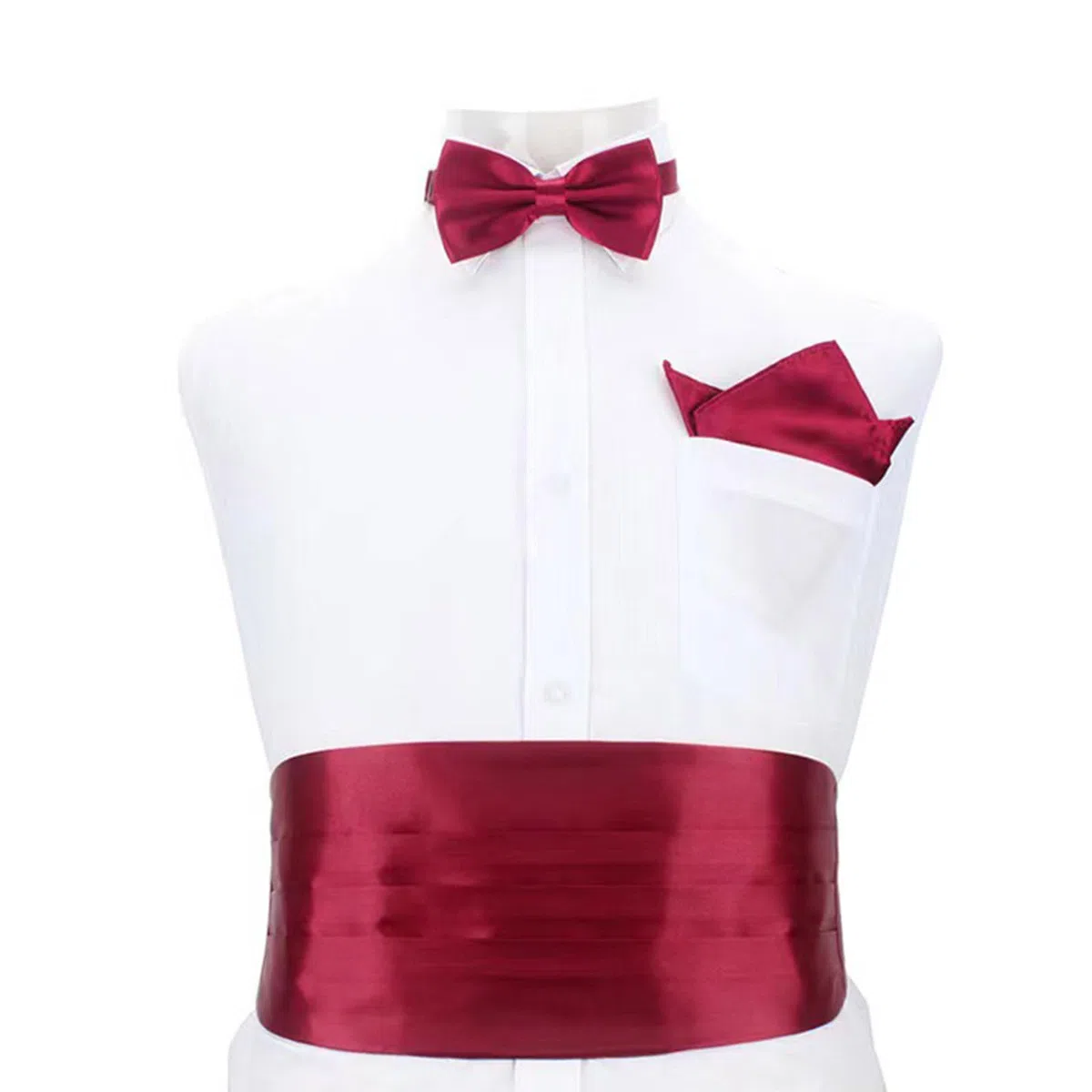 Fascia regolabile da uomo adatta per matrimoni, riunioni di lavoro ed eventi sofisticati. Migliora il tuo abbigliamento formale rosso