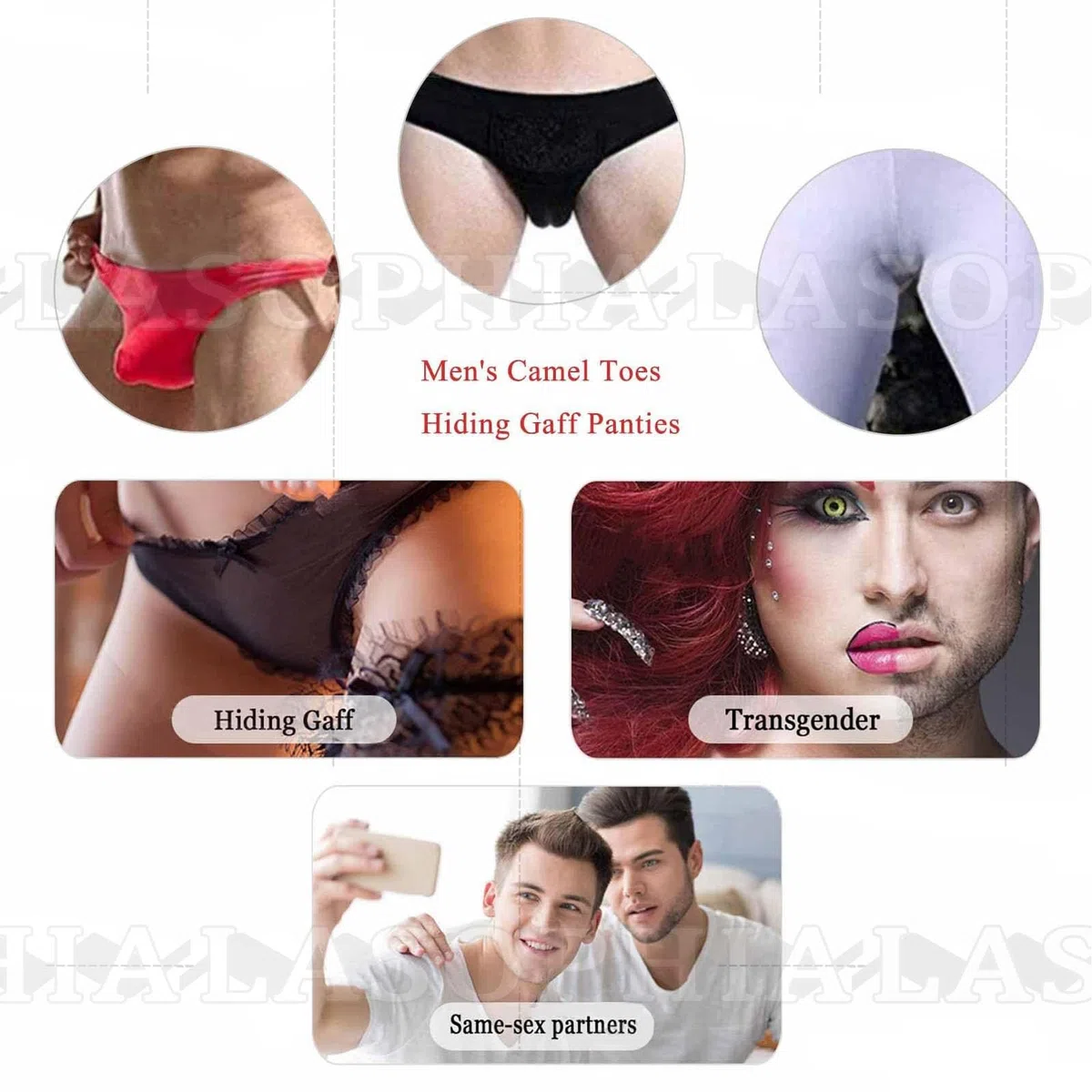 Mutandine A Triangolo in Silicone da Donna,Modellatore del Corpo,Controllo E Push-Up,Slip Che Sollevano I Fianchi,Lingerie Nascosta per Crossdresser