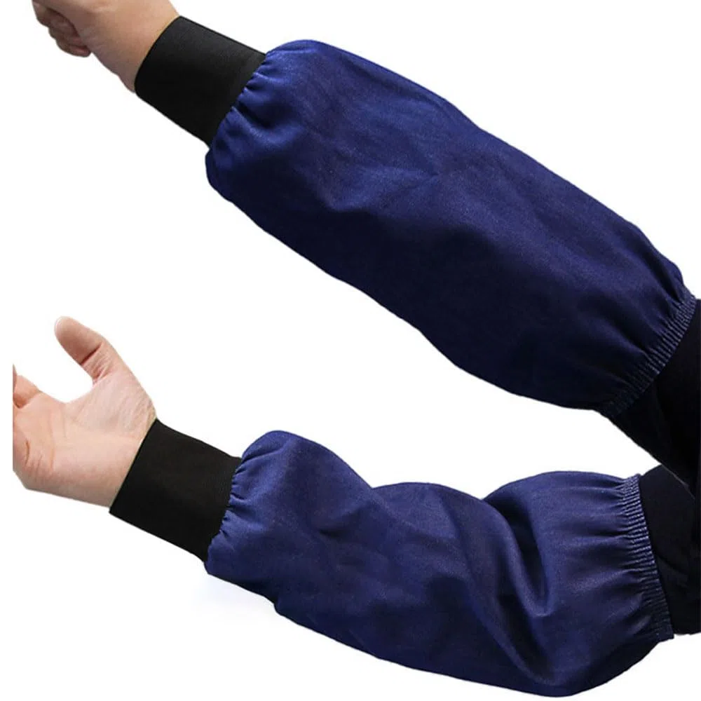 Manicotti di Protezione per Braccia, in Denim, Maniche per Lavori di Saldatura Protezione del Braccio Protezione Protezione del Braccio per Giardinaggio, Magazzini, Lavori di Fabbrica (2 Paio)