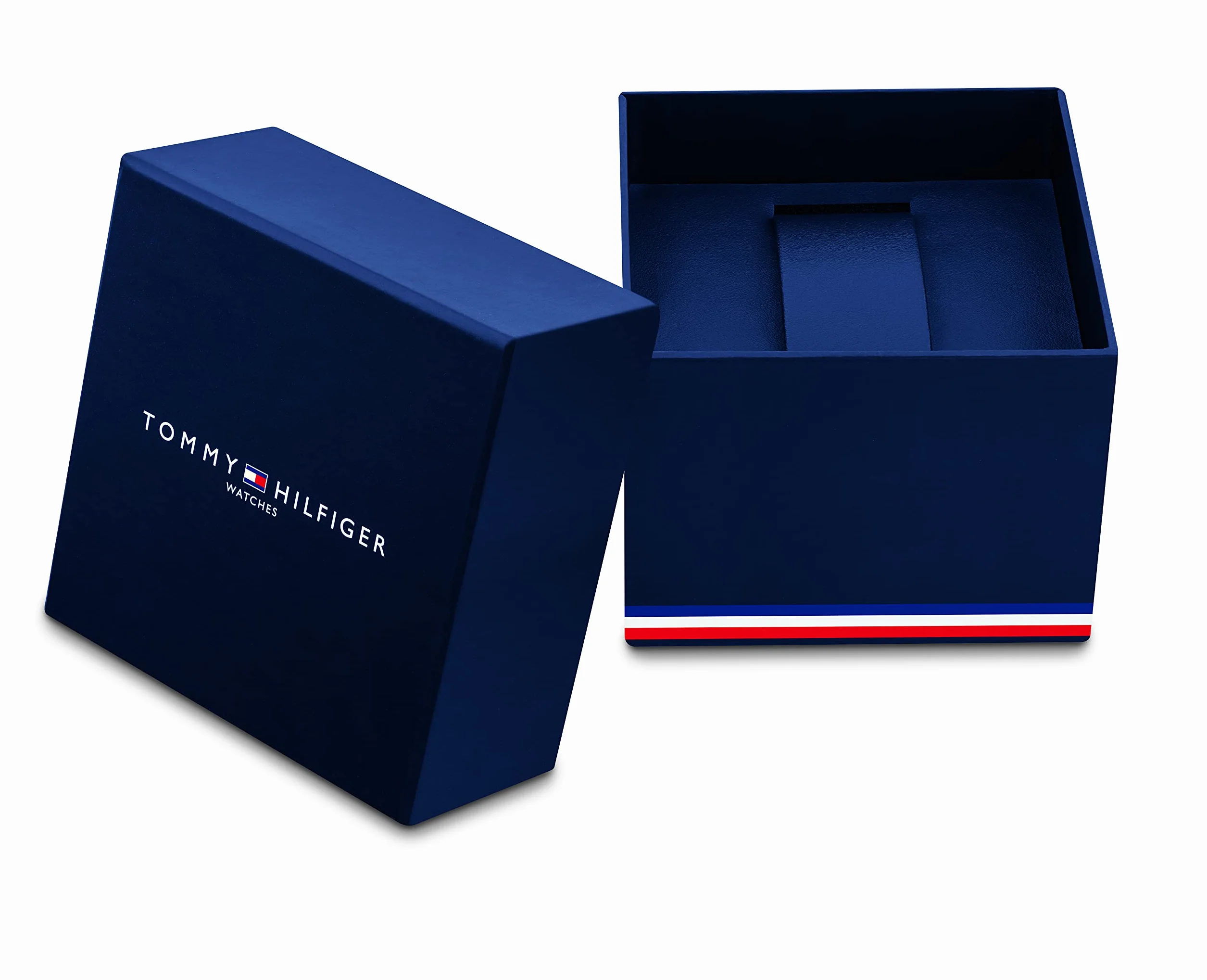 Tommy Hilfiger Orologio Analogico al Quarzo da Uomo - Quadrante Bianco, Cinturino in Silicone Bianco, Funzioni Giorno & Data, Cassa da 44 mm, Resistente all'acqua 3ATM - 1791481