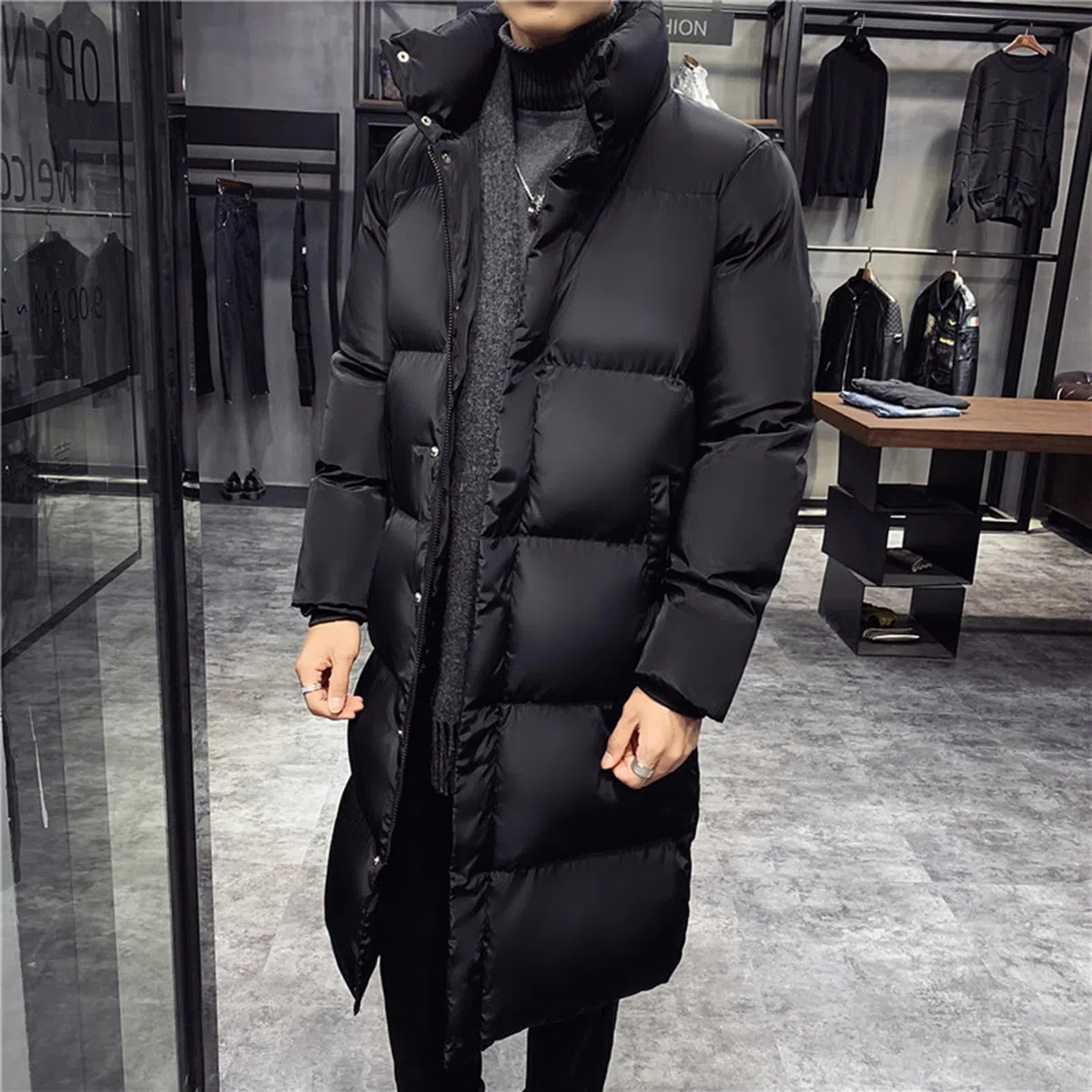 Piumino con cappuccio da uomo, cappotti lunghi trapuntati da uomo leggero piumino parka giacche antivento piumino lungo inverno caldo piumini lunghi piumini impermeabili cappotti invernali
