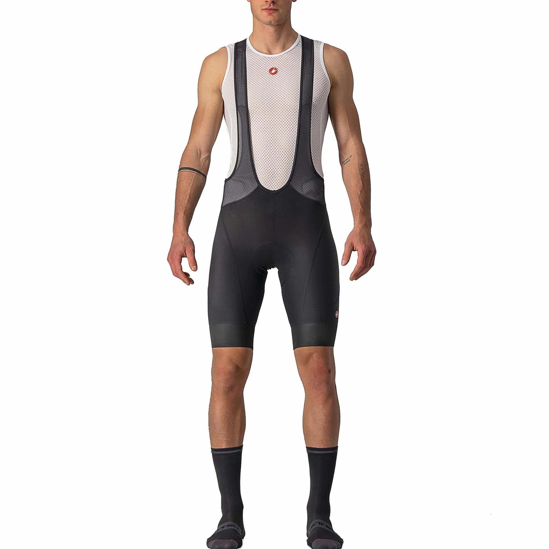 Castelli Endurance 3 Bibshort – Pantaloncini con Bretelle per Ciclismo, Fondello Ergonomico, Comfort e Performance