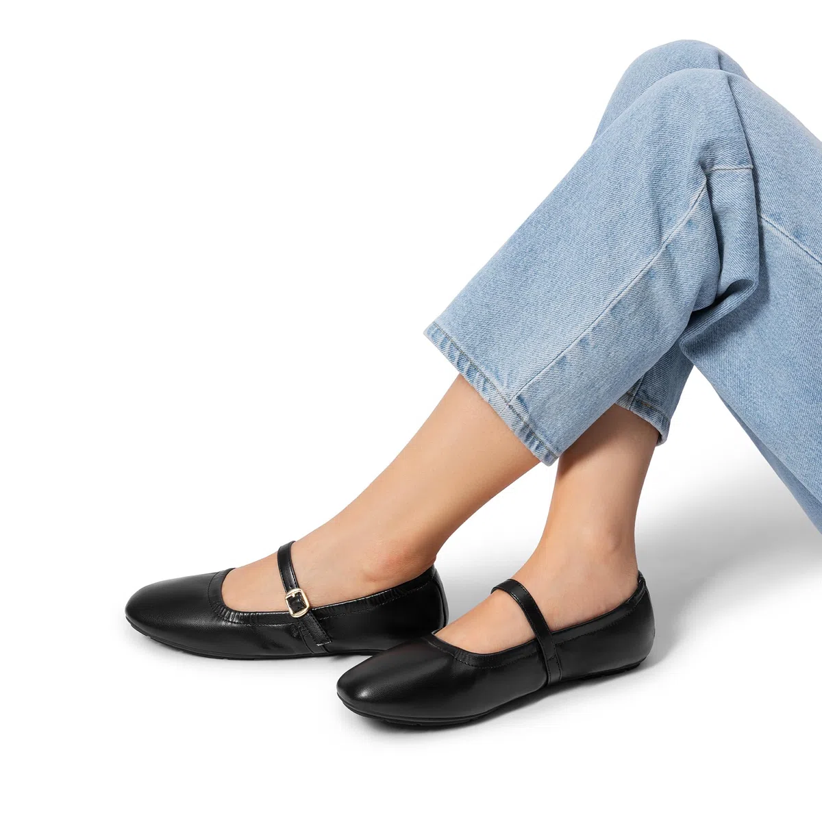 DREAM PAIRS Ballerine da Donna Pieghevoli Mary Jane Scarpe Comode e Morbide Scarpe per Feste Viaggi Uso Quotidiano