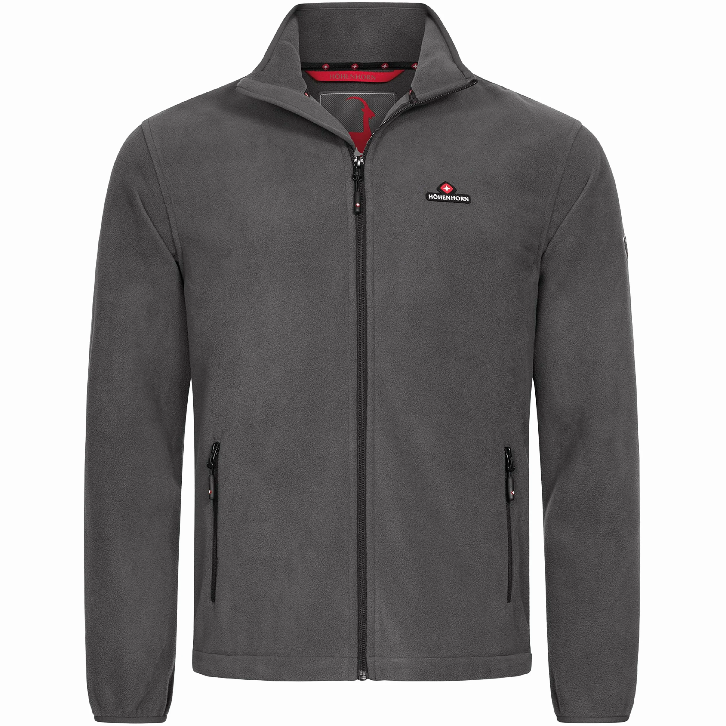HÖHENHORN Badus Eigler Giacca in pile da uomo Full Zip Outdoor Trekking Trekking