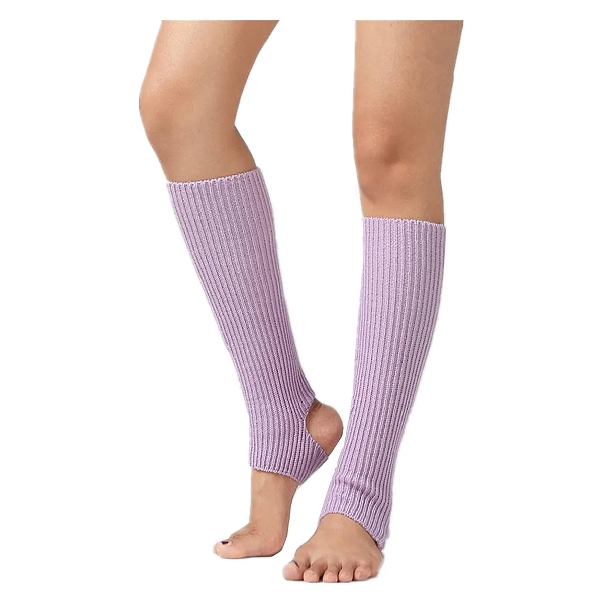 DWE - Calze da Yoga da Donna, lavorate a Maglia, Scaldamuscoli Sportivi per Palestra, Fitness, Danza Femminile, Abbigliamento Quotidiano