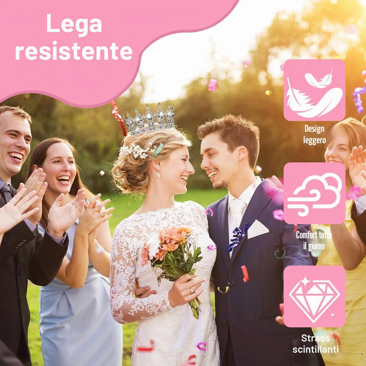 Ragazza Corona Regina, Corona Scintillante, Bellissimo Tiara Principessa, può Essere Indossato come Regalo per Matrimoni, Fotografia, Feste di Compleanno