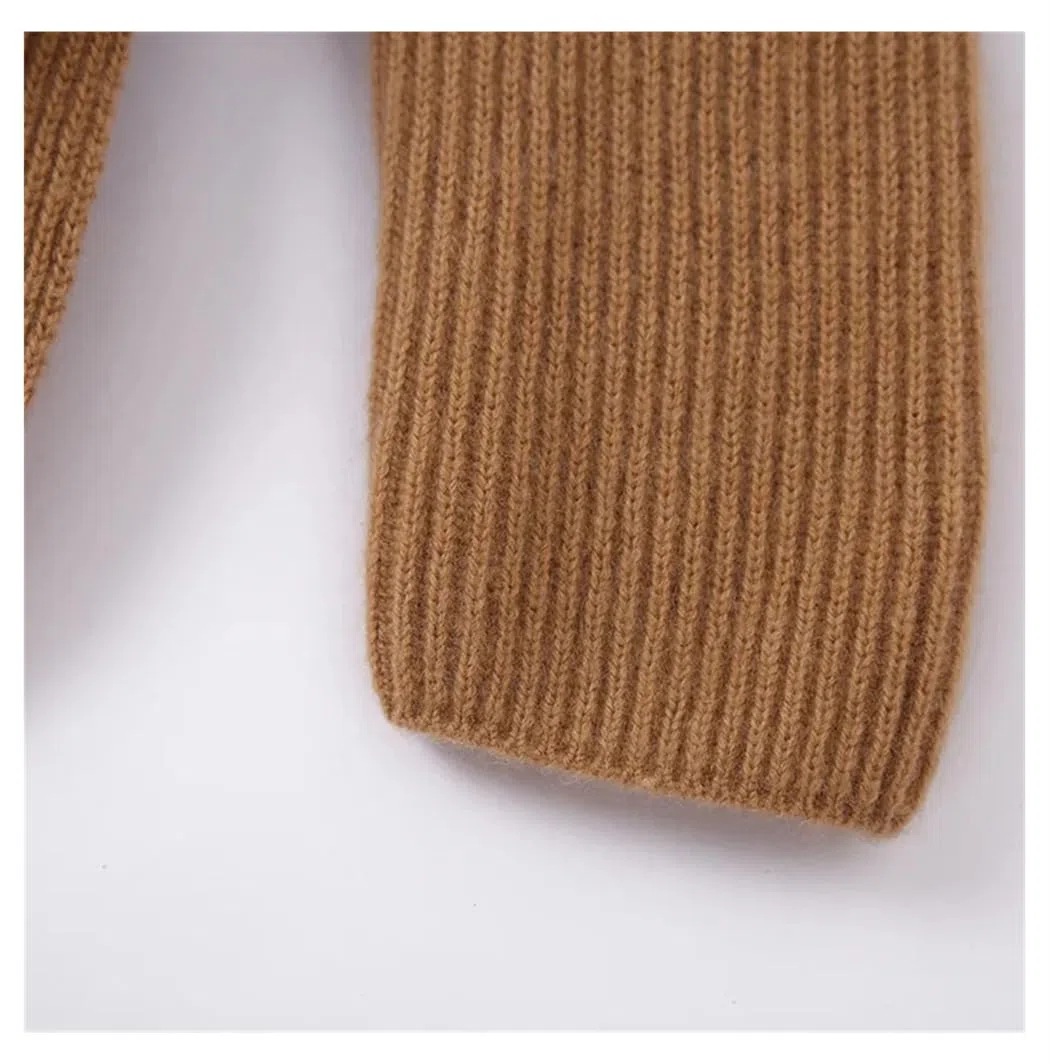 Haitpant Maglione da donna a collo alto in 100% cashmere, per autunno e inverno, lavorato a maglia, maglia calda