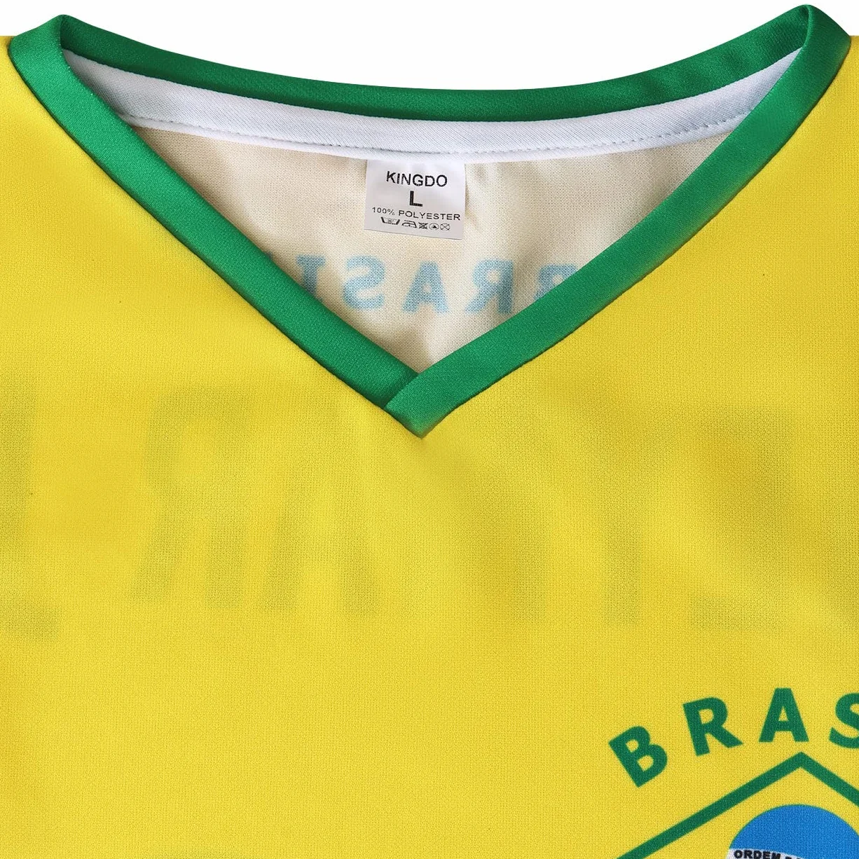 Kingdo Maglia da Calcio Brasile Neymar - Bambino e Adulto - Ragazzi - Uomini - Maglietta Sportiva - Abbigliamento Sportivo