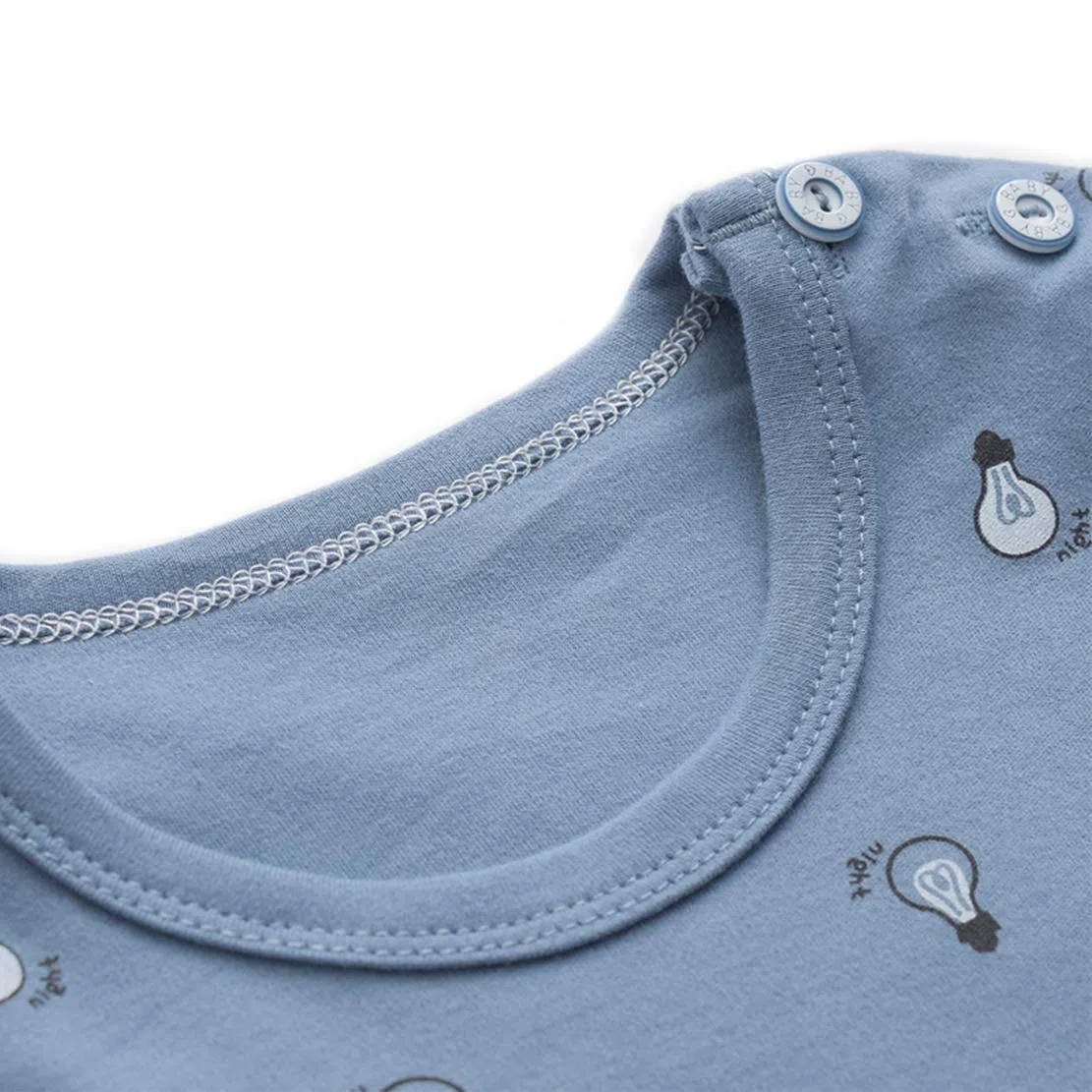 100% Cotone delle Ragazze dei Neonati Pajamas Set Manica Lunga Sleepwear (6M-5Anni) (Tag50 (6-12 Mesi), Reticolo 7(Vita Alta))