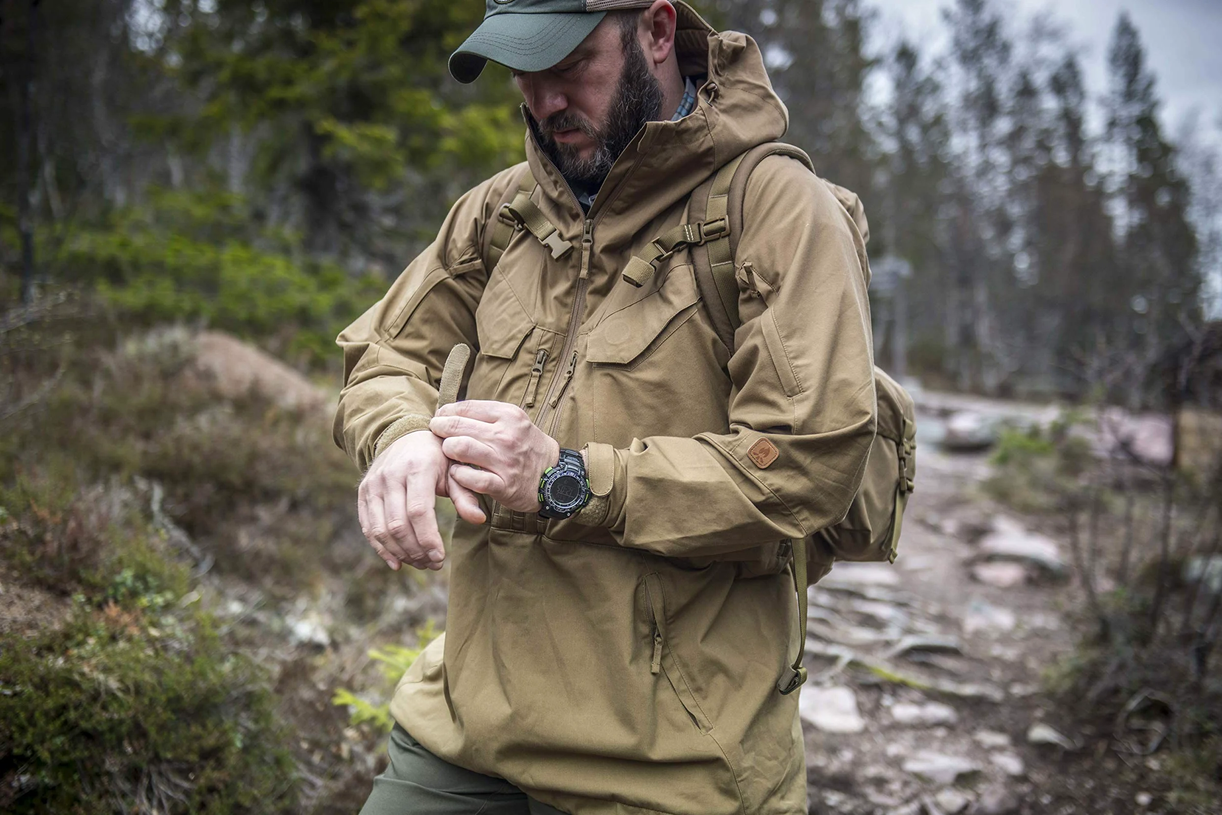 Helikon-Tex DuraCanvas, Giacca Anorak Outdoor da Uomo