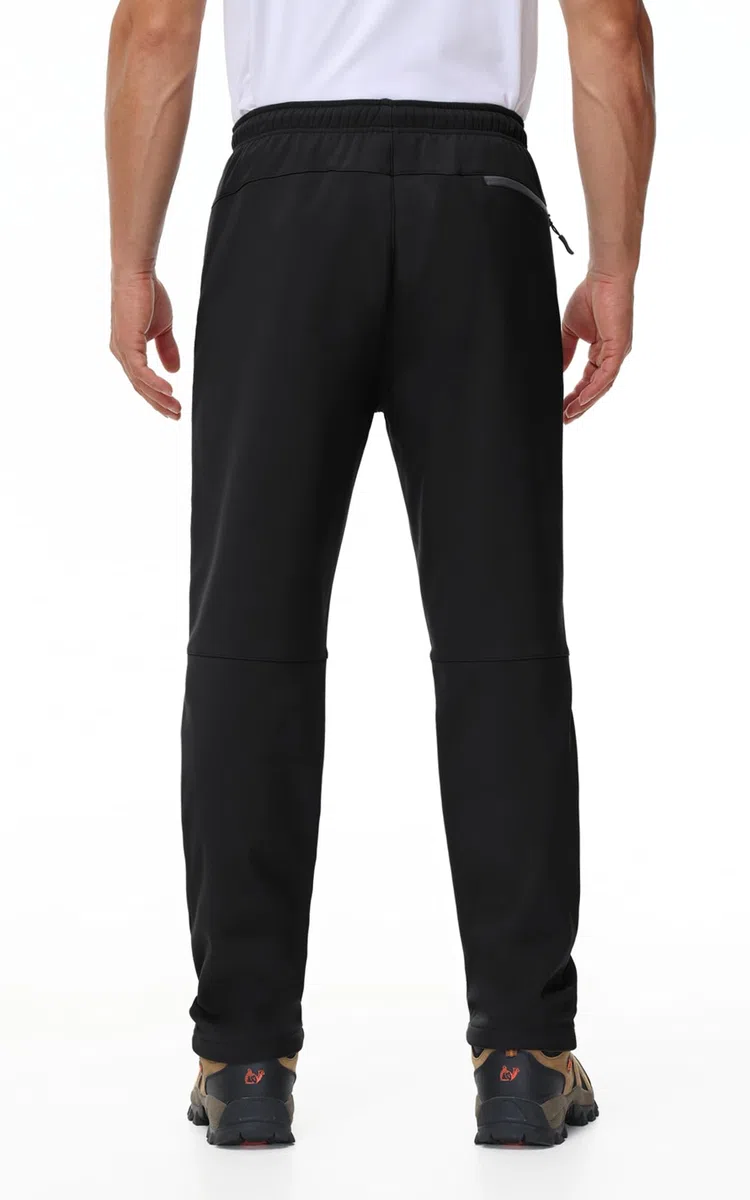 MOCOLY Pantaloni Trekking Invernali Uomo Pantaloni Sci Alpinismo Felpati Termico Pantalone Neve Caldi Pantaloni Cargo Imbottiti Invernale Antistrappo per Caccia Montagna Snowboard MTB Golf Lavoro