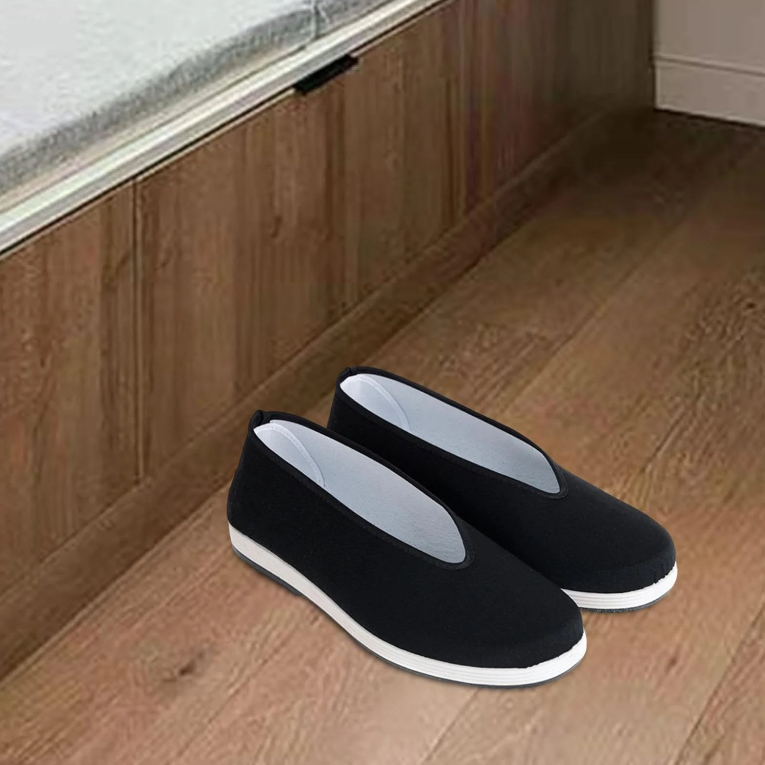 LOVIVER Scarpe di tela Scarpe vecchie di Pechino Suola in gomma antiscivolo Comode per uomini e donne Scarpe Tai Scarpe tradizionali cinesi