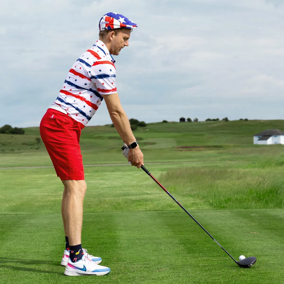 Longridge - Pantaloncini "Zebra to Ze Bar", da uomo,