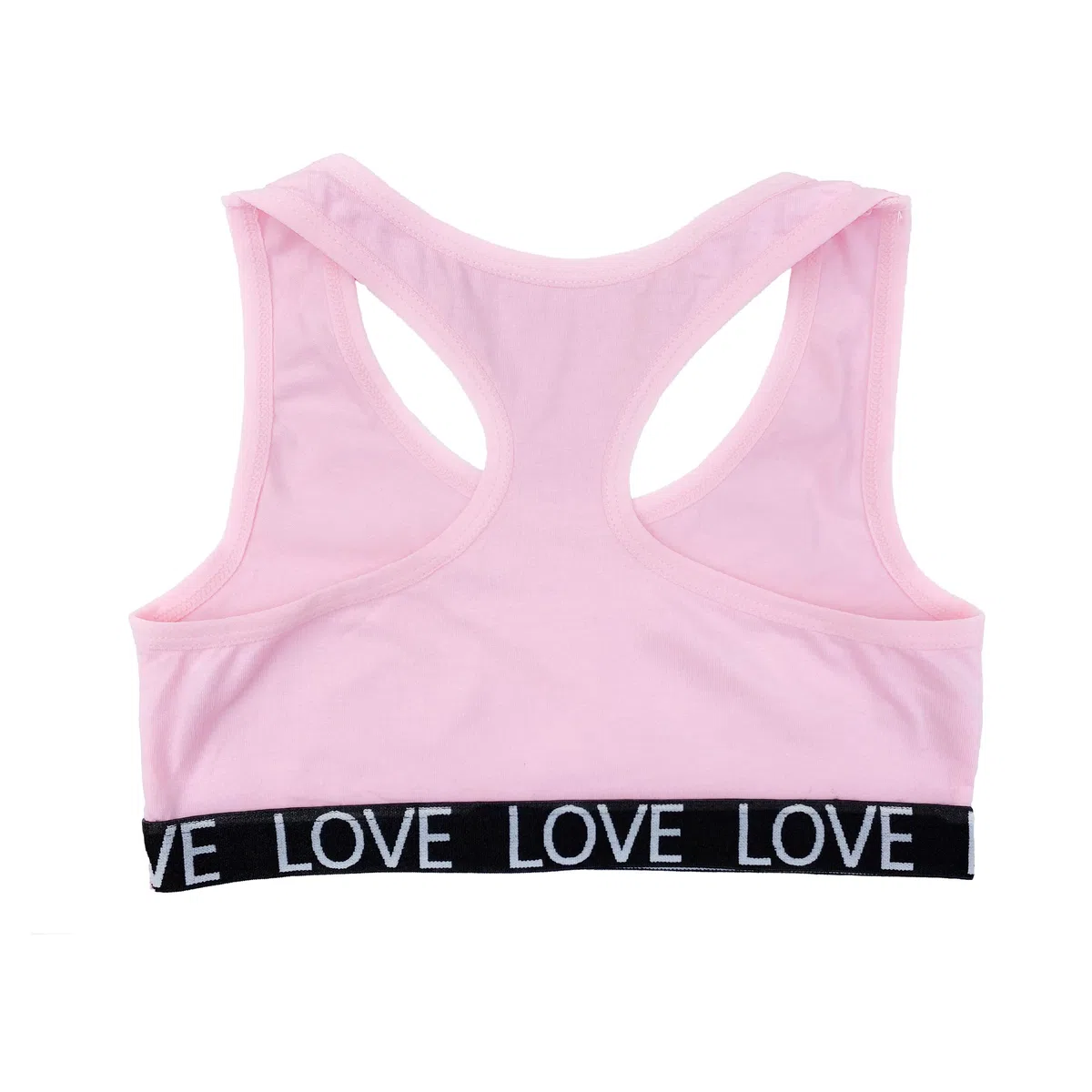 Channo Set per Ragazza in Cotone Intimo: Top senza ferretto con spalline larghe e slip a culotte confezione da 3 pezzi