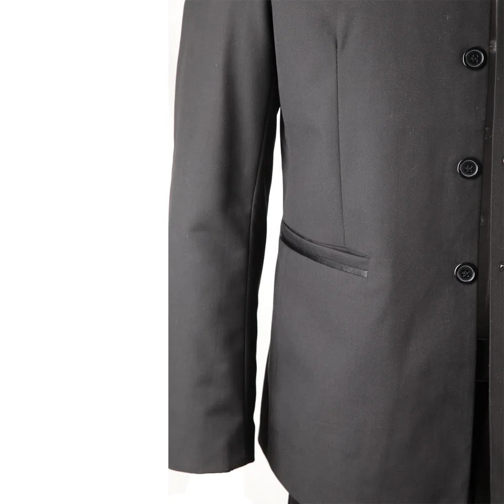 Uomo Cinese Casual Suit Pulsante Frontale Blazer Giacche Business Sport Cappotti Cinese Tradizionale Uniforme