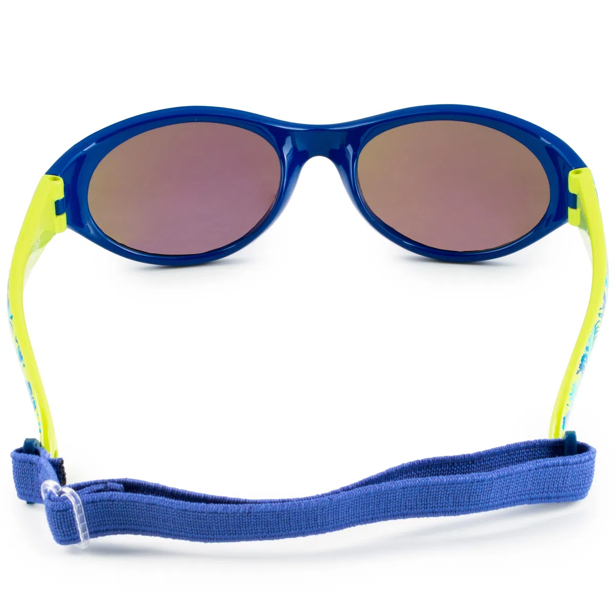 Kiddus Occhiali da Sole per Bambini e Bambine. Da 2 anni. In Gomma Flessibile. Elastico Regolabile e Rimovibile. Protezione 100% UV400