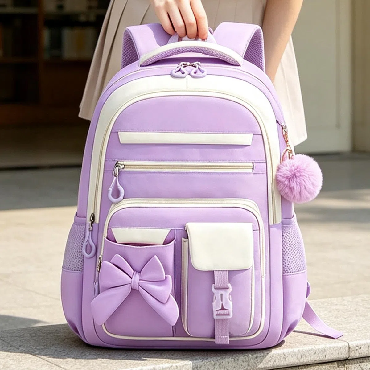 Zaino Scuola Per Bambine E Ragazze Zaino Da Viaggio Impermeabile Di Grande | Borsa Scuola Adolescenti Studenti di elementari, scuola 'infanzia, medie, ragazzi e ragazze adoles