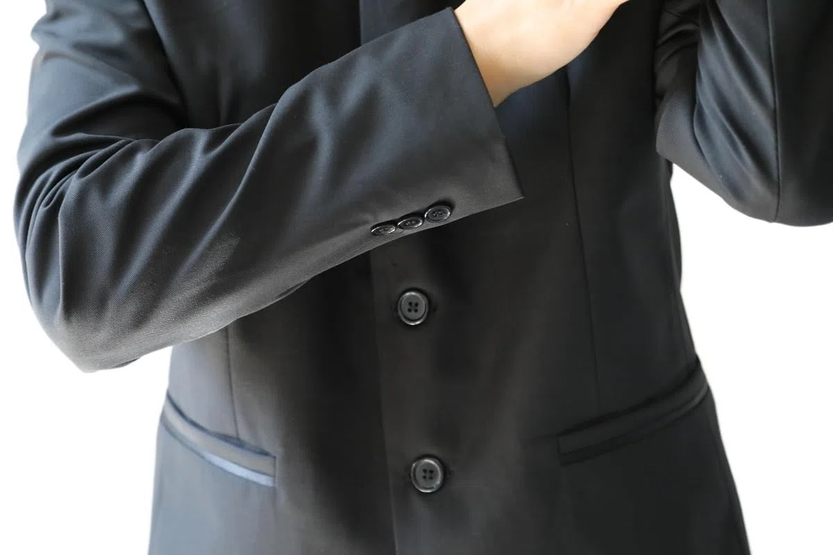 Uomo Cinese Casual Suit Pulsante Frontale Blazer Giacche Business Sport Cappotti Cinese Tradizionale Uniforme