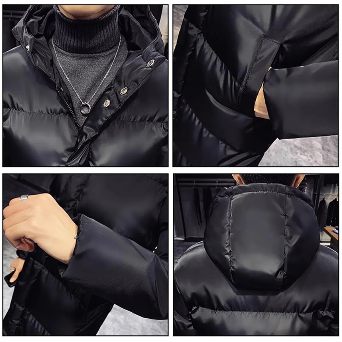 Piumino con cappuccio da uomo, cappotti lunghi trapuntati da uomo leggero piumino parka giacche antivento piumino lungo inverno caldo piumini lunghi piumini impermeabili cappotti invernali