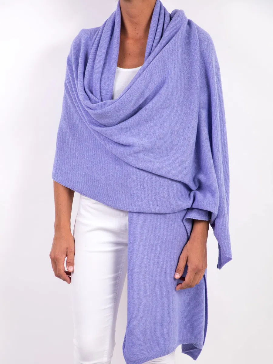Stola Misto Cashmere Donna Made In Italy Taglia Unica