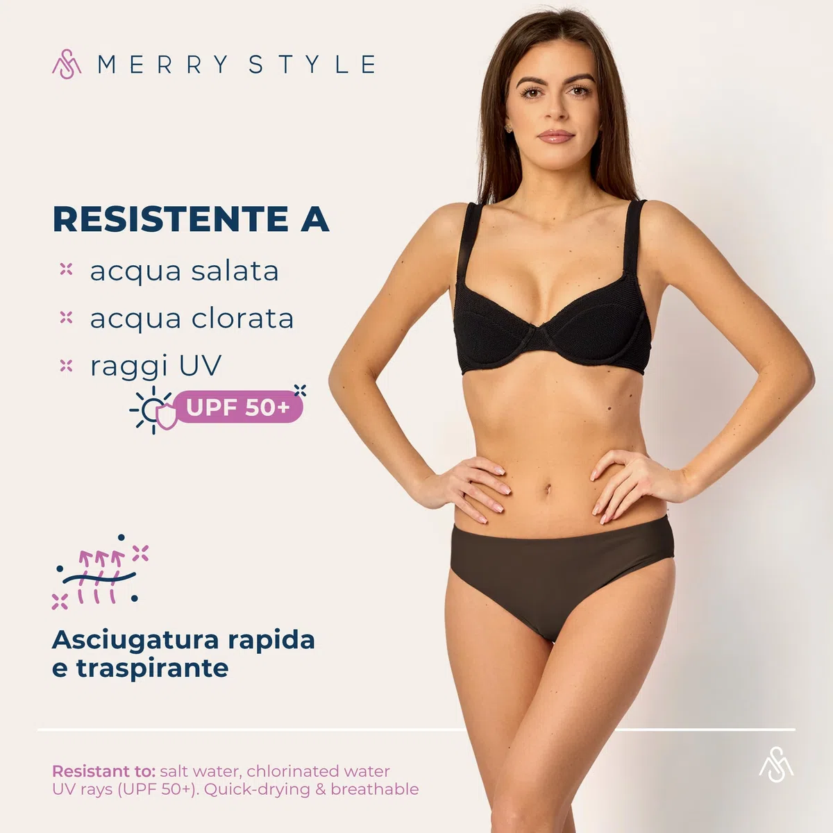 Merry Style Slip Bikini Pezzo sotto Costume MSVR2