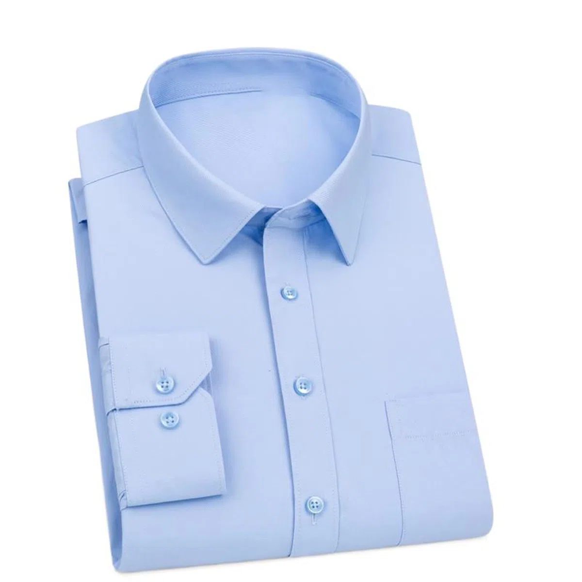 Camicia Manica Lunga Uomini Business Professionale Casual Larga A Righe A Quadri Mezza età e Anziani-Colore5-
