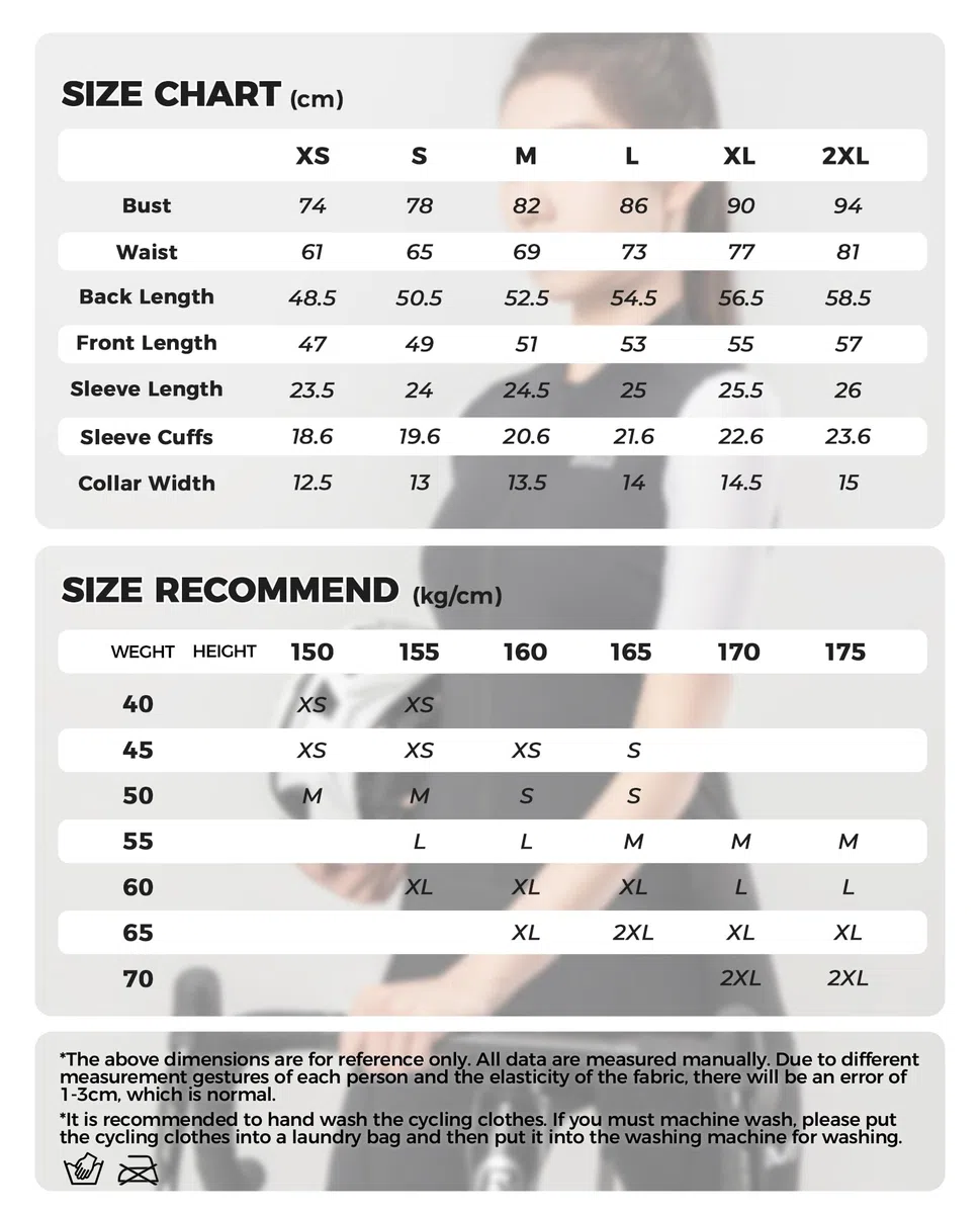 ROCKBROS Magliette da Ciclismo da Donna, Maglia Ciclismo Estiva Donna, Maglia Manica Corta da Ciclismo Traspirante Asciugatura Rapida, Abbigliamento da Ciclismo Donna per Bici da Strada, MTB, 3 Tasche