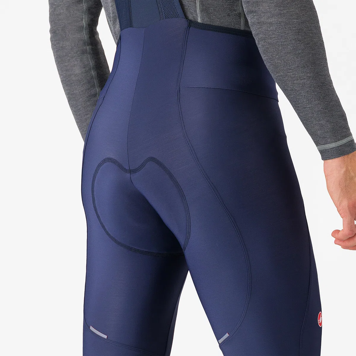 CASTELLI Bavaglino da uomo Espresso per ciclismo su strada, traspirante, con imbottitura per sedile Pro Level, camoscio per gravel bike e corsa
