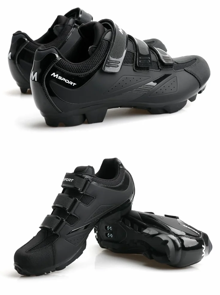 Scarpe MTB Mountain Bike Uomo/Donna Scarpe Spinning Traspiranti, Antiscivolo e Compatibili con Pedali SPD