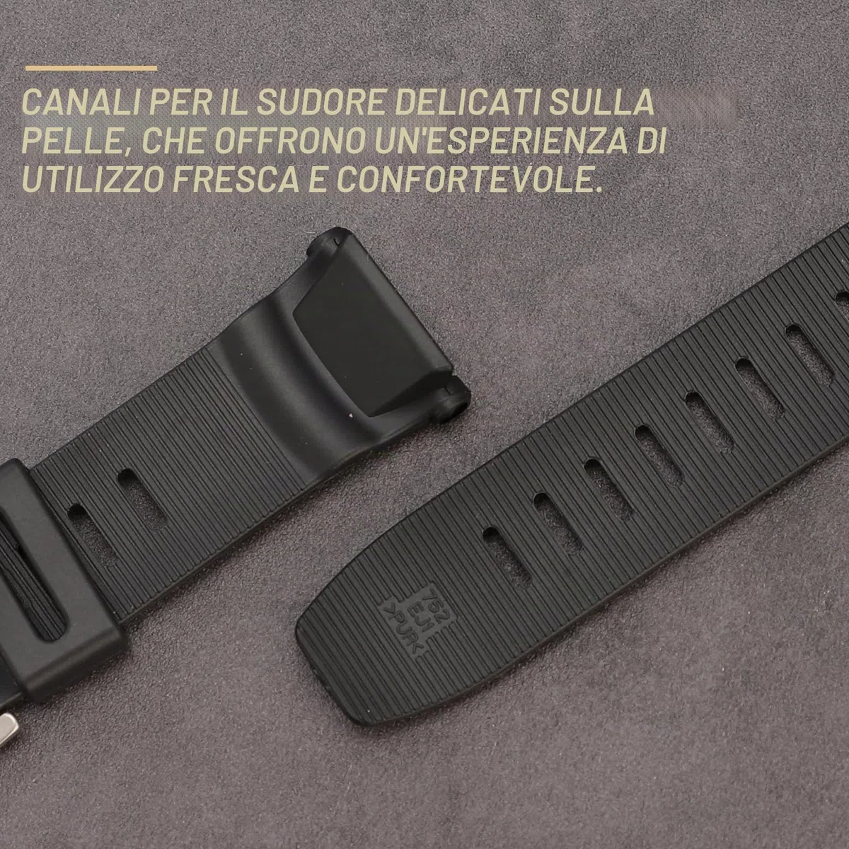 Cinturino di ricambio in resina da 18 mm per Casio Protrek PRG-130-1V | PRW-1500-1V | PRW-1500J-1- Adatto per uomini e donne, accessorio per orologio