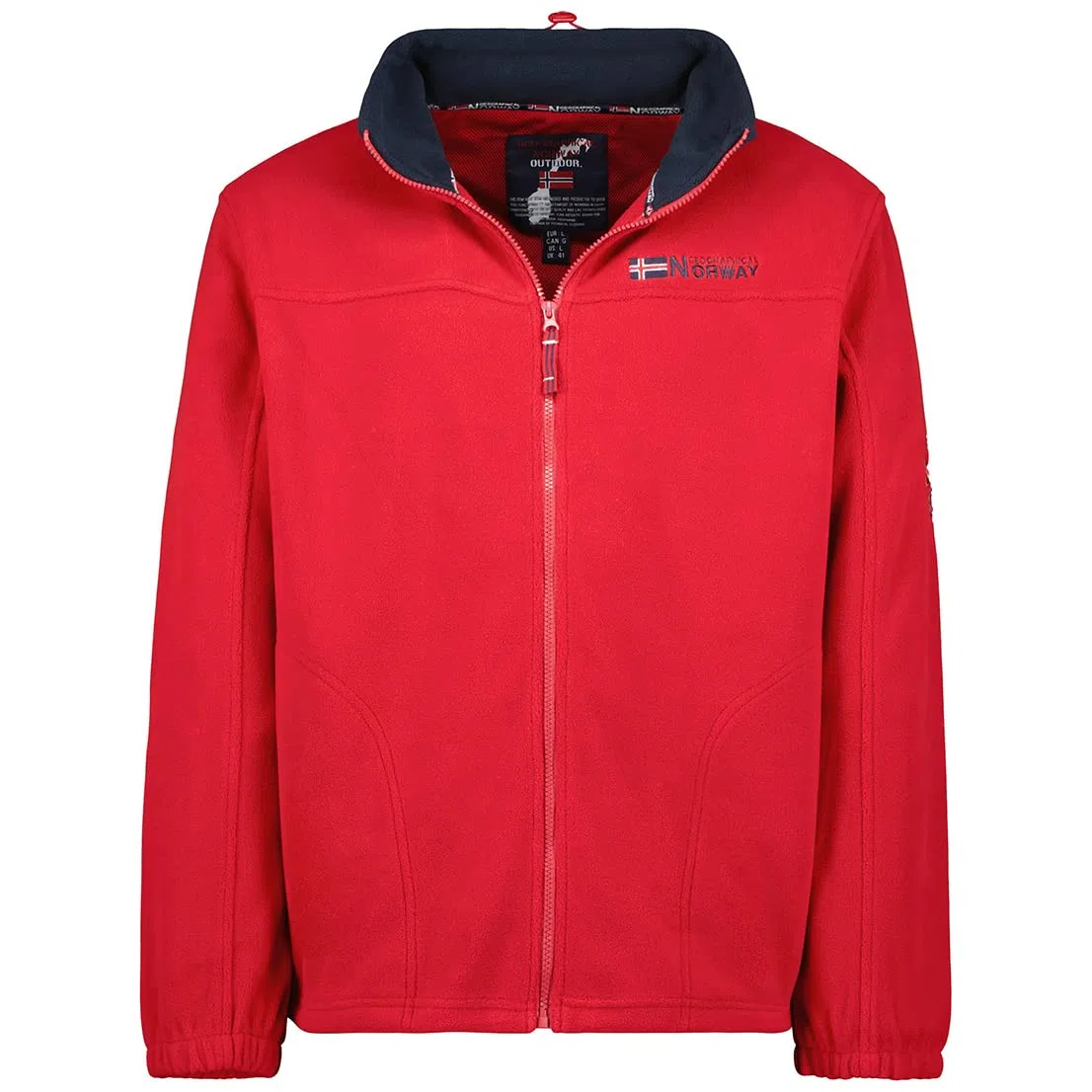 Geographical Norway Tamazonie Men - Uomo Warm Medio Spessore Fleece Zip - Uomo Autunno Inverno Primavera Giacca Calda - Maglia A Maniche Lunghe Soft Comfort Outdoor