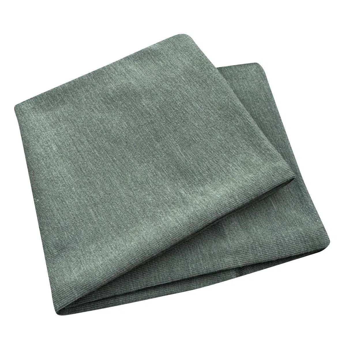 Wollhuhn ÖKO - Fascia elastica per capelli per bambini/ragazzi/ragazze, comoda e a doppio strato, in jersey, molti motivi (tinta unita, cachi/oliva)