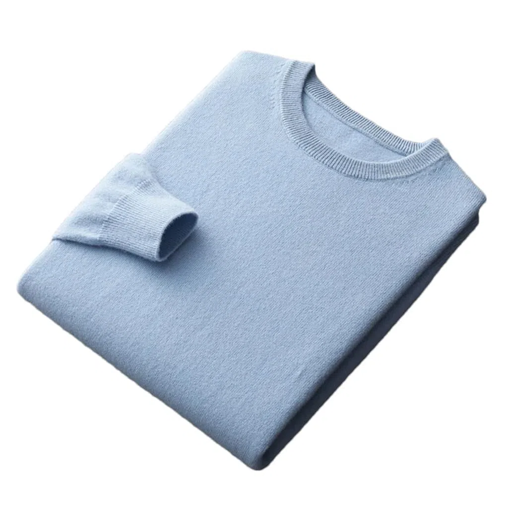 Maglione da uomo in lana con scollo rotondo basis sciolto casual cashmere maglieria maglioni