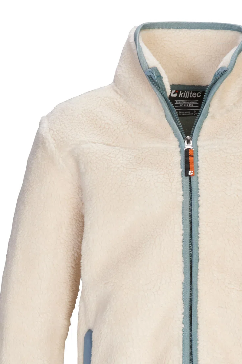 Killtec Kow 241 Bys Flc Jckt Giacca in sherpa/pile con colletto rialzato Bambini e ragazzi