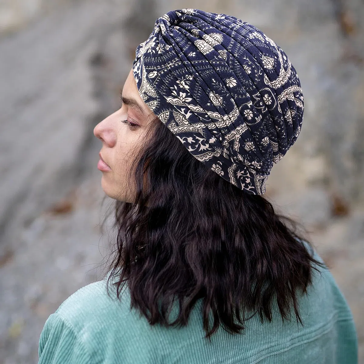 Turbante da donna, per chemioterapia, per la perdita dei capelli