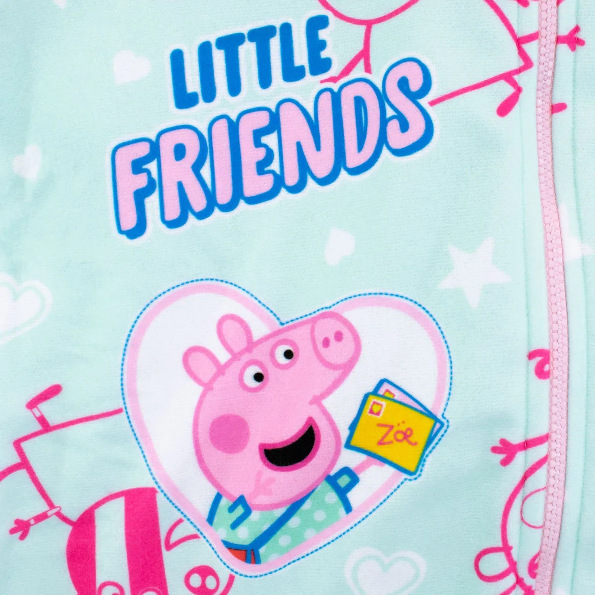Peppa Pig Ragazze Tutina Pile Pigiama Intero