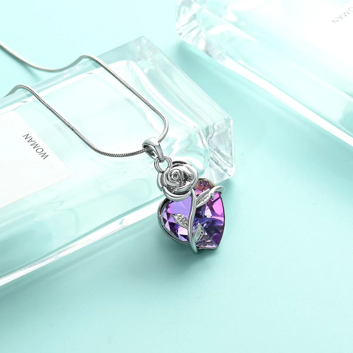 Gioielli per cremazione a forma di cuore, urna di nascita, collana per cenere, in acciaio inox, per cenere, ricordi, ceneri umani, urne
