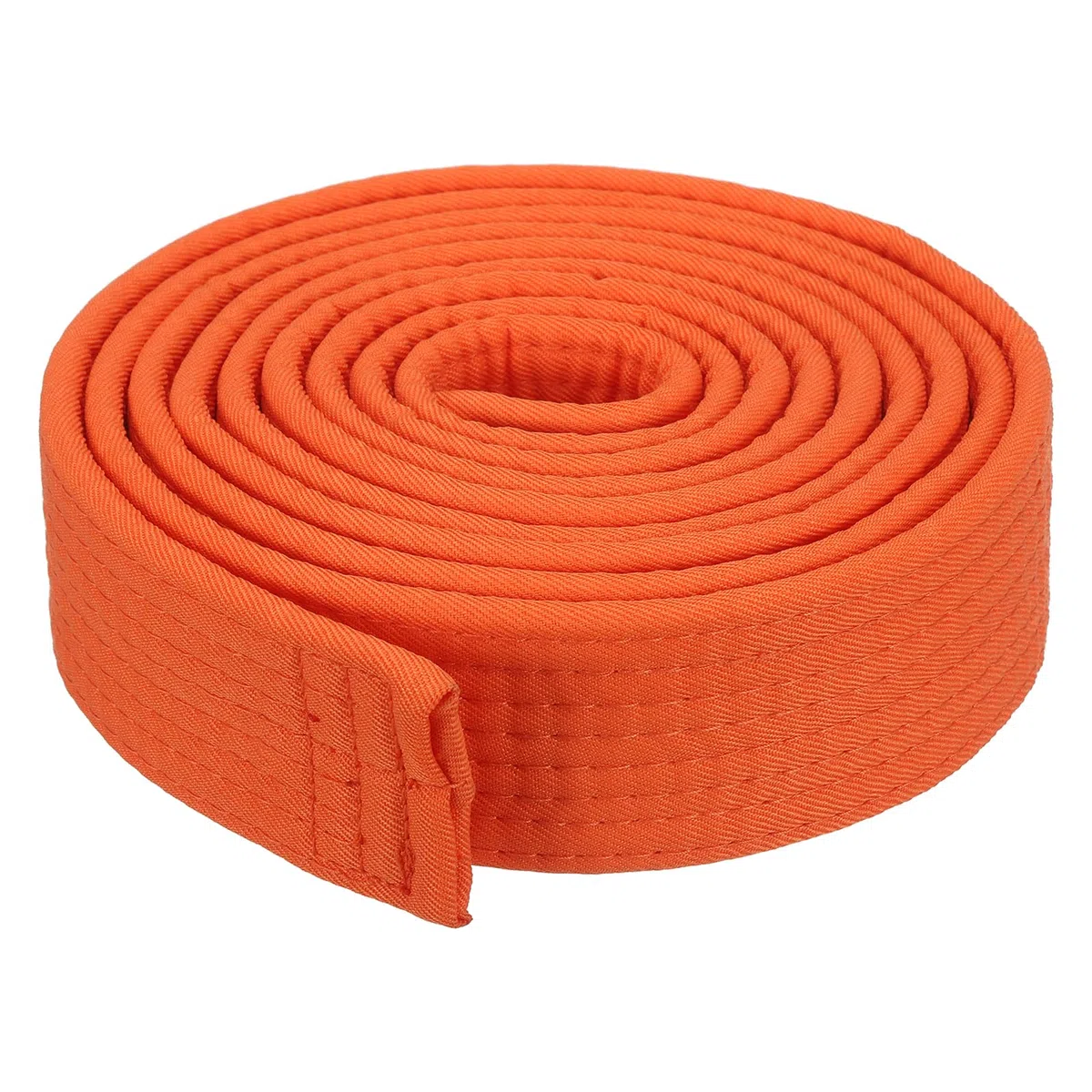 PATIKIL Cintura di Rango Colorata Taekwondo 1,6" x7,2 Piedi 2,2m, Cintura da Karate Judo Arti Marziali in Poliestere per Insegnamento Allenatore, Arancione