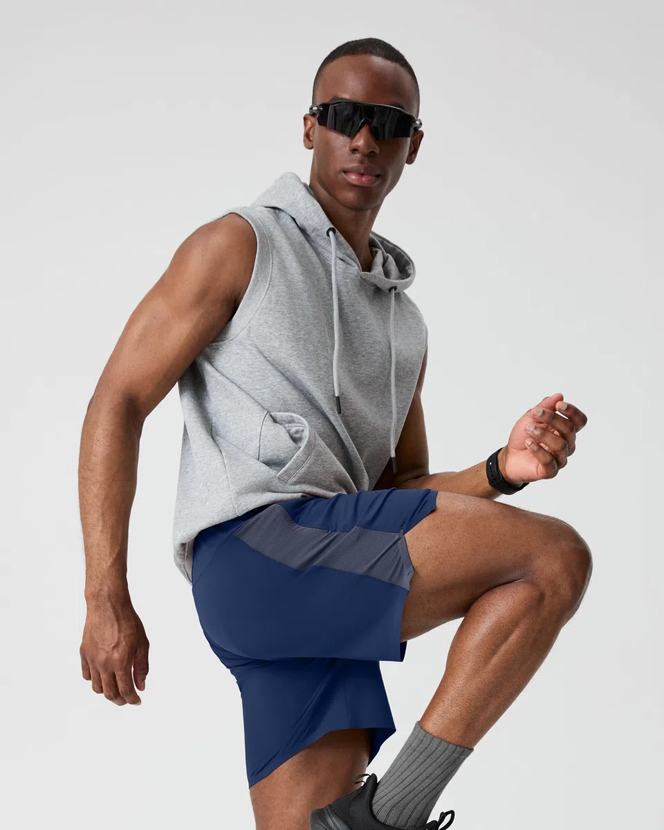 MaaMgic Pantaloni corti da corsa da uomo, aggiornamento 2.0, ad alta elasticità, con tasche, ad asciugatura rapida, 4 vie, elasticizzati, per corsa, fitness, allenamento atletico