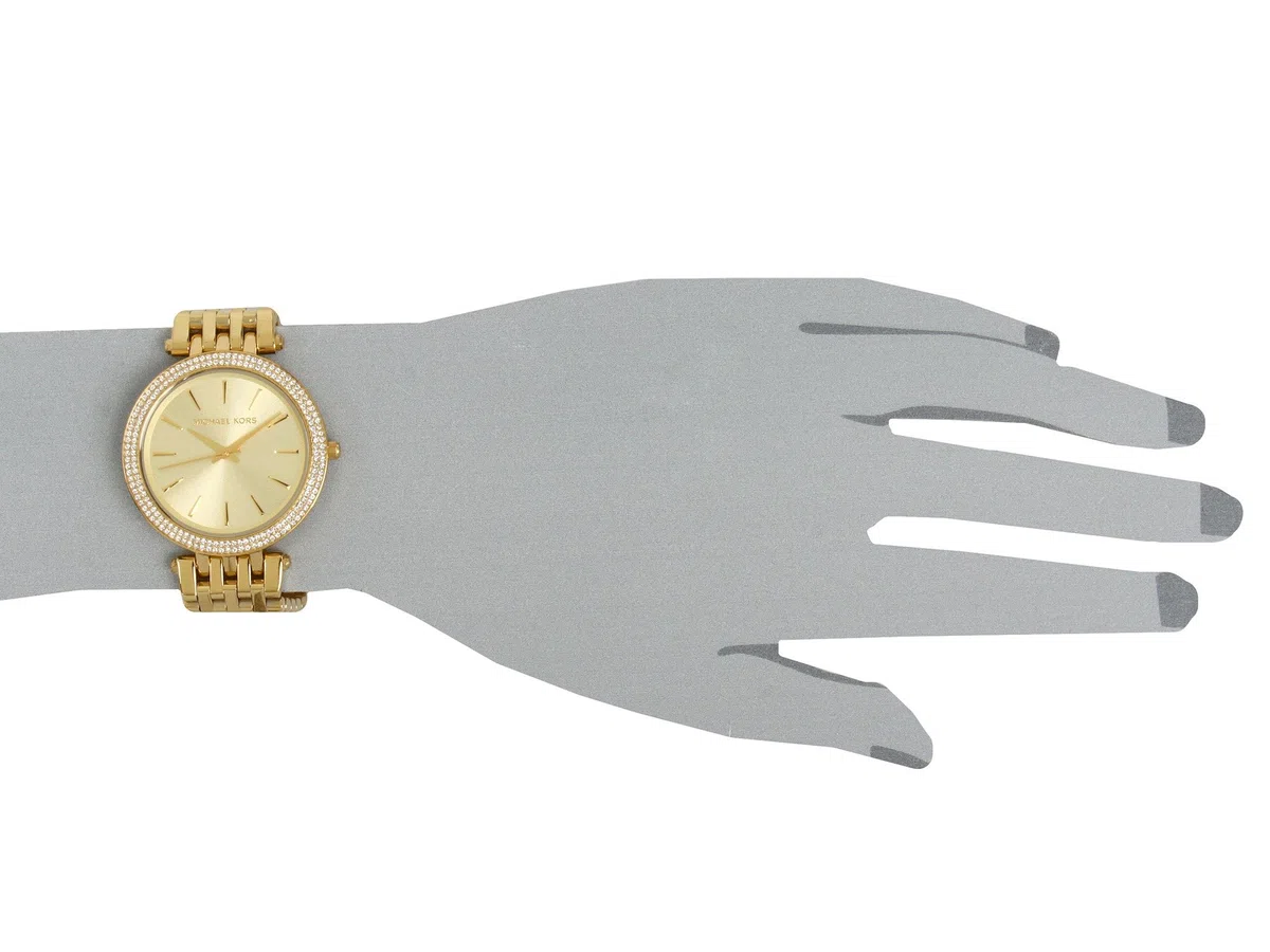Michael Kors Orologio Darci da donna, Movimento al quarzo a tre lancette in tonalità oro con cinturino in acciaio inossidabile