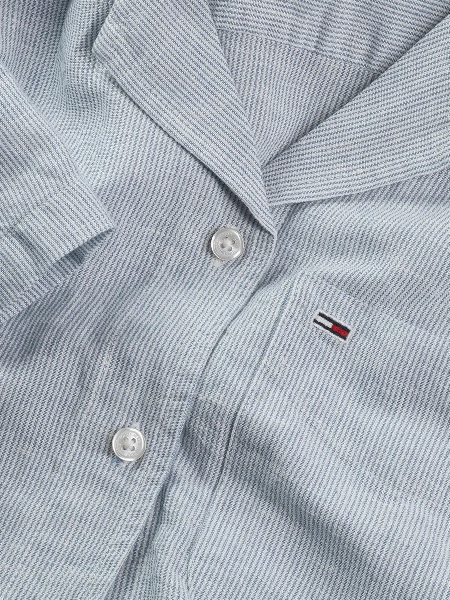 Tommy Jeans Donna Camicia Linen Cropped