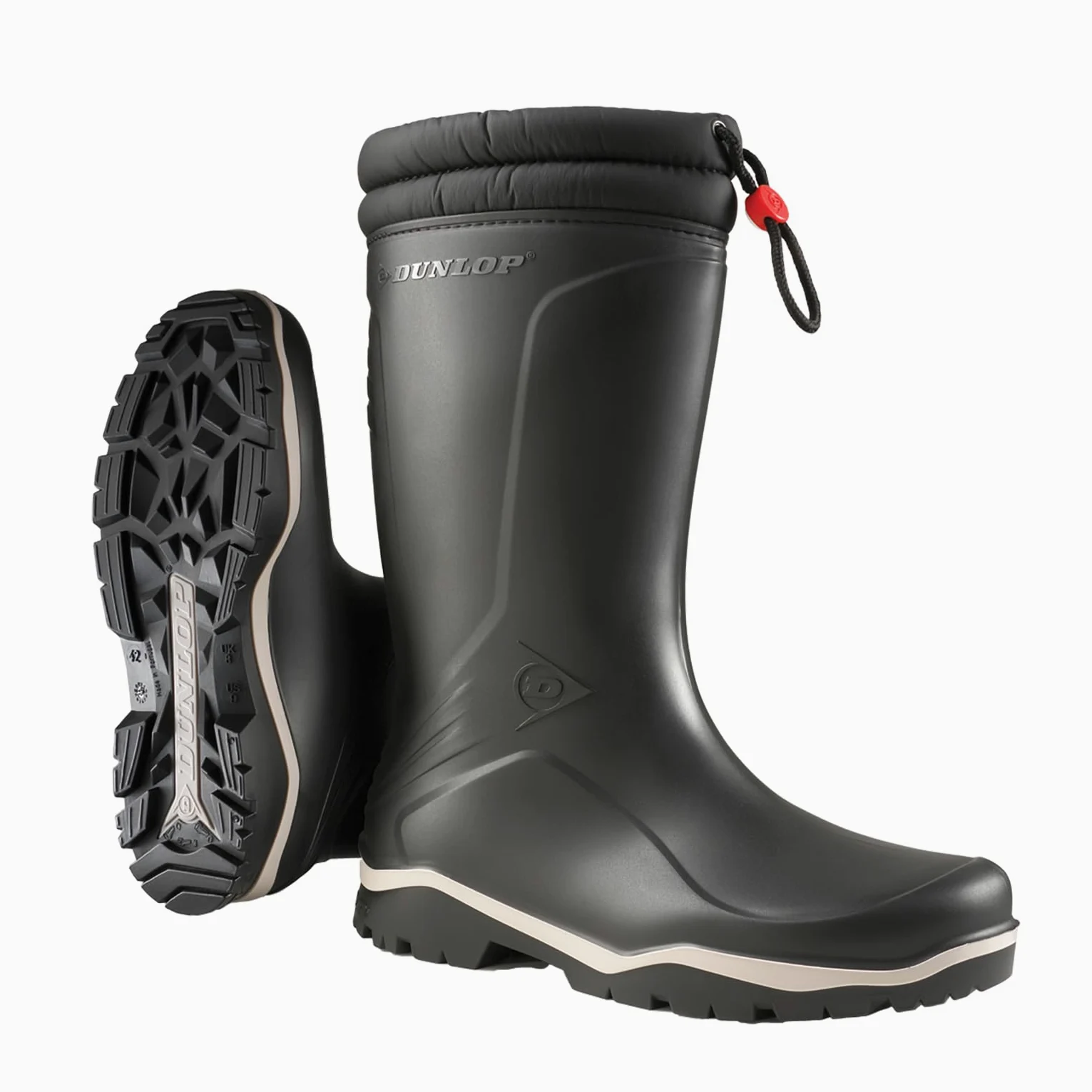 DUNLOP Blizzard Thermal Wellington Boots Black - 19589