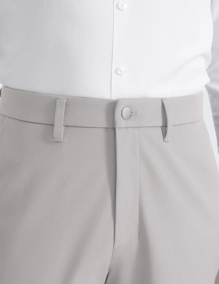 CRZ YOGA Pantaloni da Golf da Uomo Comodi Leggeri Asciugatura Rapida Traspiranti Elasticizzati con Tasche - 76cm Gabbiano 44