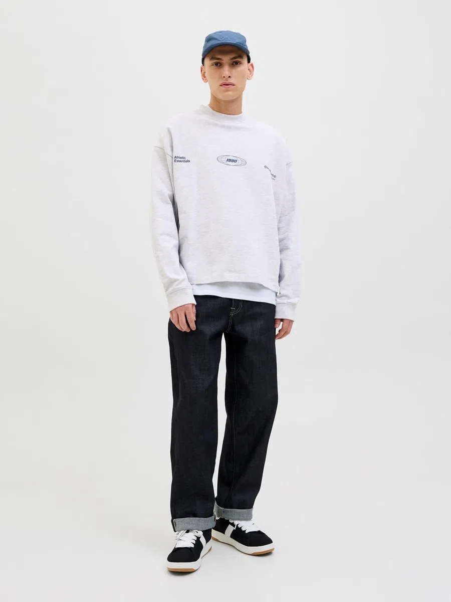 JACK & JONES Jcosignal Sweat Crew Neck Jcosignal Sweat Crew Neck Uomo (Pacco da 1)