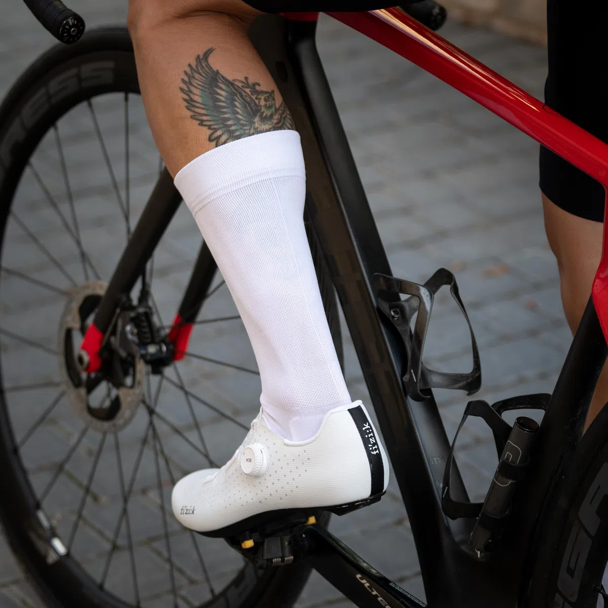 NORTEI Calzini Ciclismo e Corsa Uomo e Donna, Traspiranti, Imbottiti, Calze per Bici, MTB, Spinning, CrossFit, Palestra
